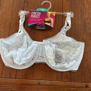 Maidenform Pure Comfort Stretch Lace Demi Underwire Lace Bra 36DDD NWT